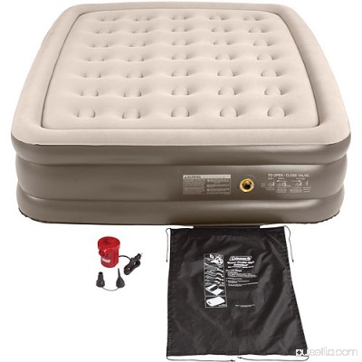 Coleman Queen Double High Airbed 120V Combo 552469027